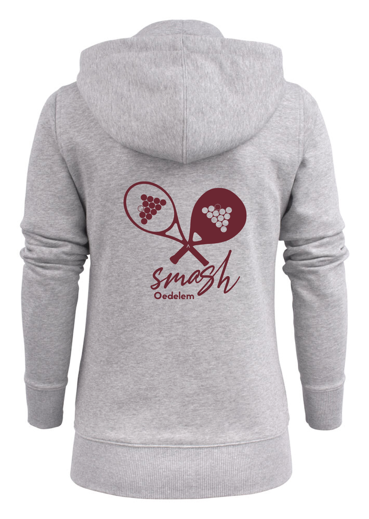 Smash Oedelem Hoodie Dames met rits P1