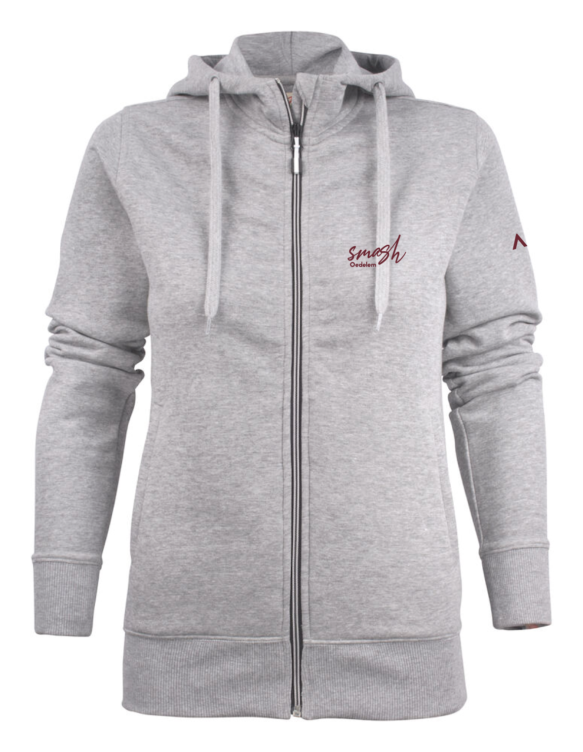 Smash Oedelem Hoodie Dames met rits P1