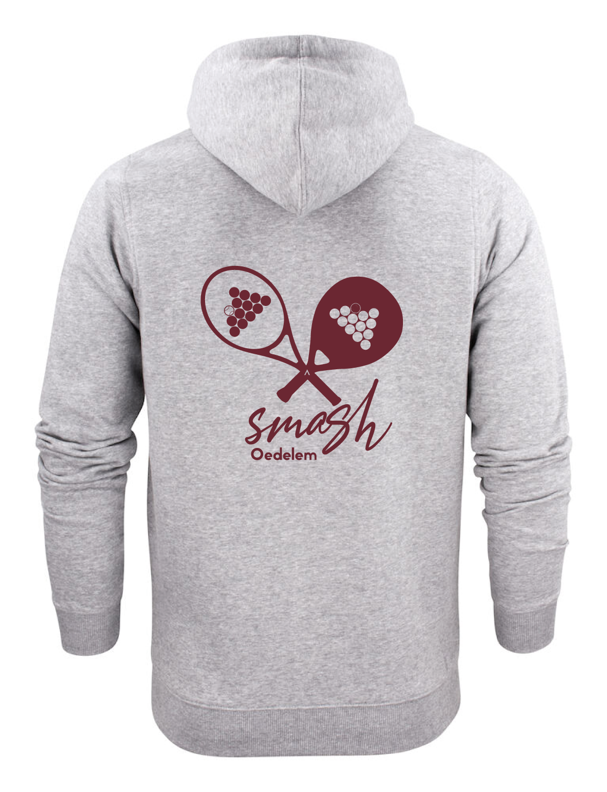 Smash Oedelem Hoodie Heren met rits P1